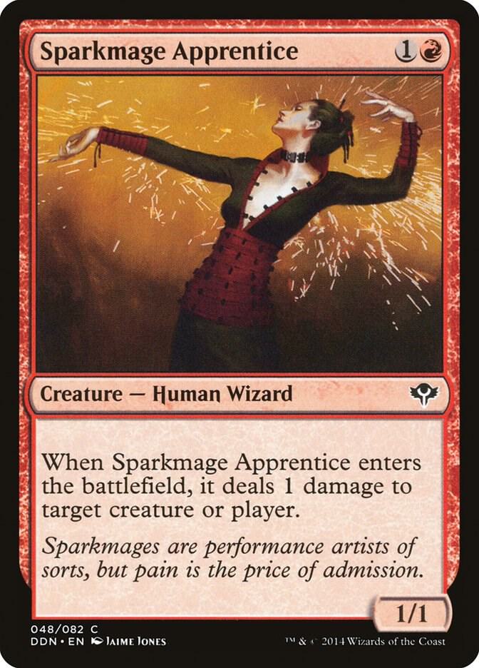 Sparkmage Apprentice [Duel Decks: Speed vs. Cunning] 48