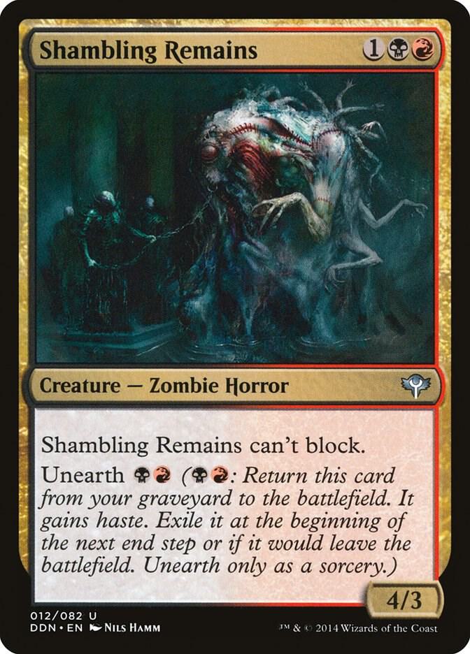 Shambling Remains [Duel Decks: Speed vs. Cunning] 12