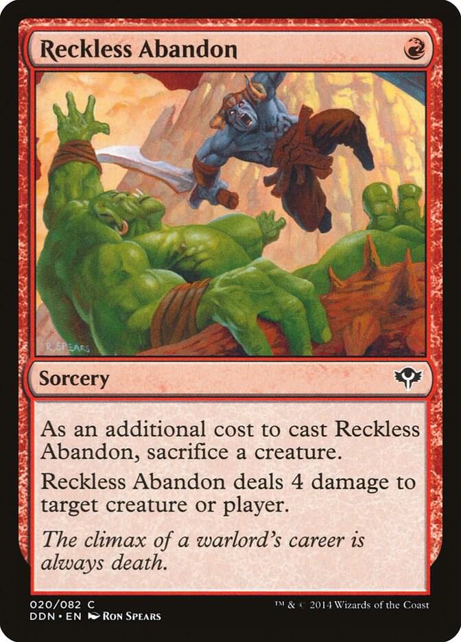 Reckless Abandon [Duel Decks: Speed vs. Cunning] 20