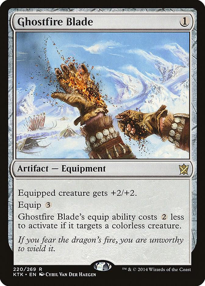 Ghostfire Blade [Khans of Tarkir] 220