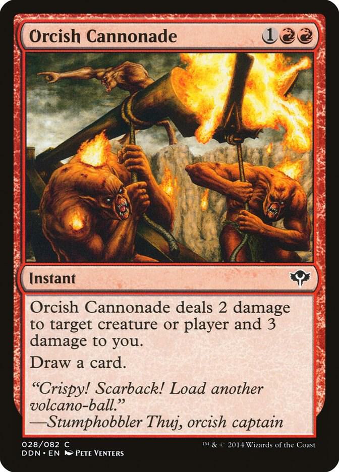 Orcish Cannonade [Duel Decks: Speed vs. Cunning] 28