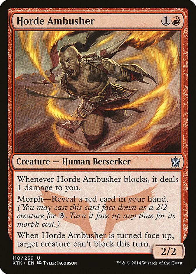 Horde Ambusher [Khans of Tarkir] 110