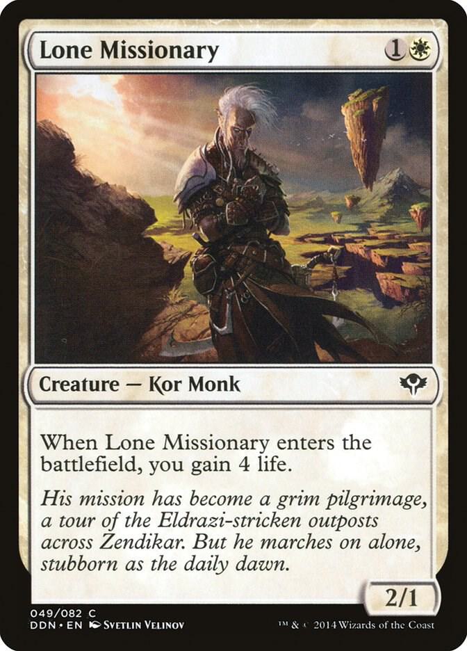 Lone Missionary [Duel Decks: Speed vs. Cunning] 49