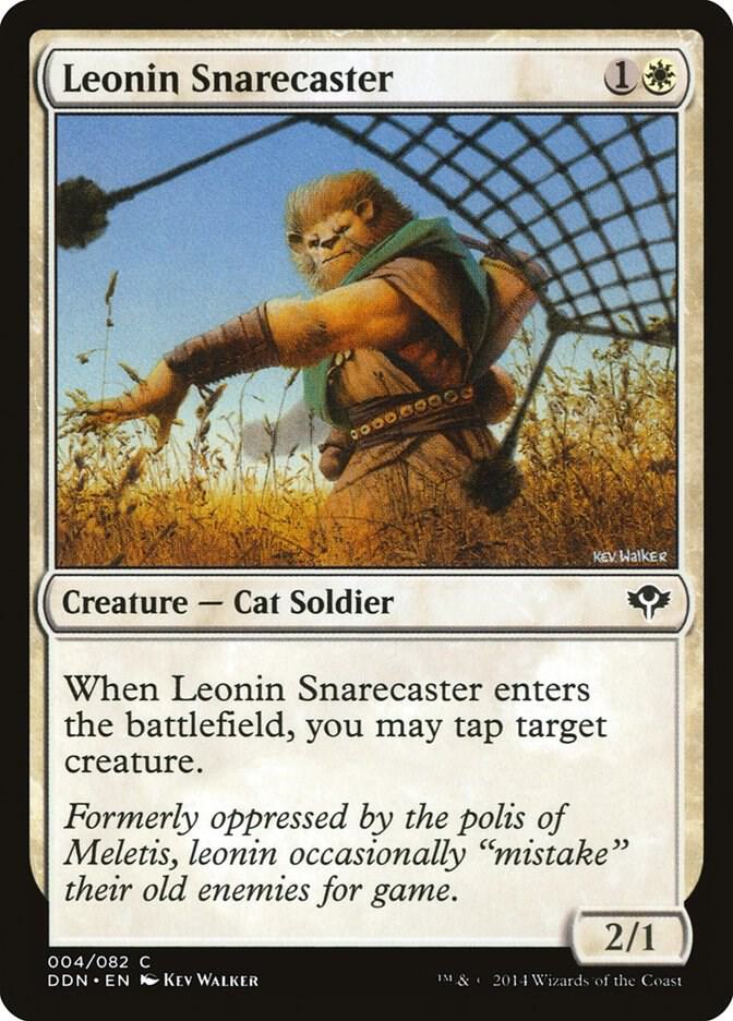 Leonin Snarecaster [Duel Decks: Speed vs. Cunning] 4