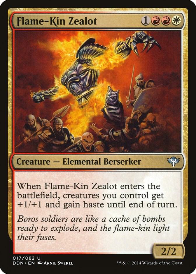 Flame-Kin Zealot [Duel Decks: Speed vs. Cunning] 17
