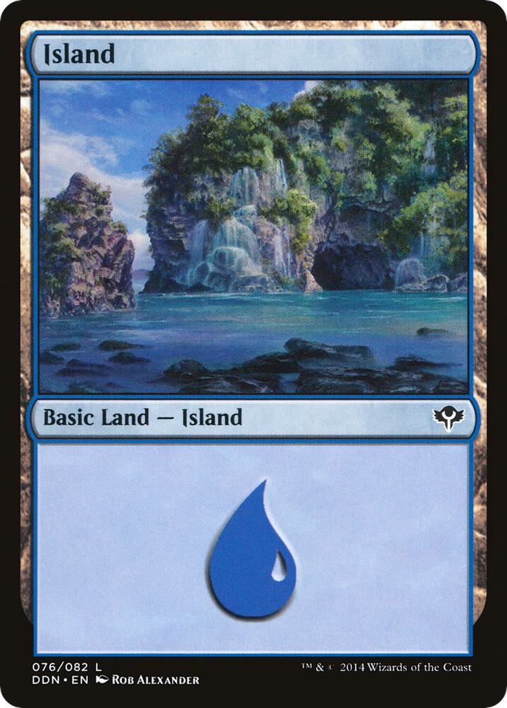 Island (076) [Duel Decks: Speed vs. Cunning] 76