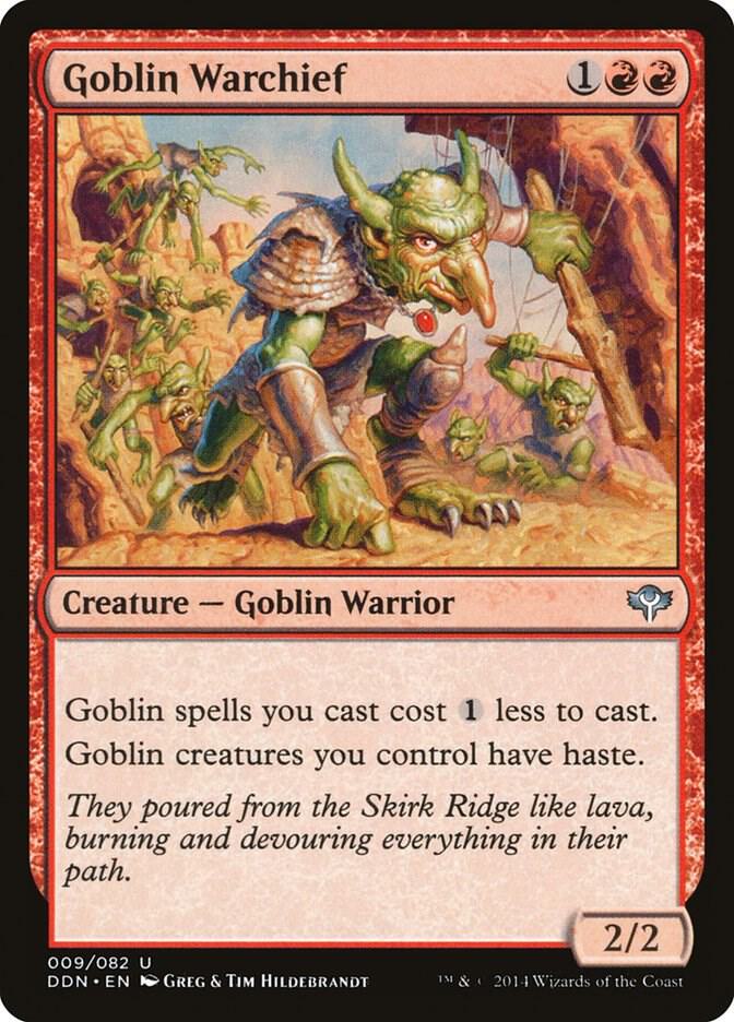 Goblin Warchief [Duel Decks: Speed vs. Cunning] 9