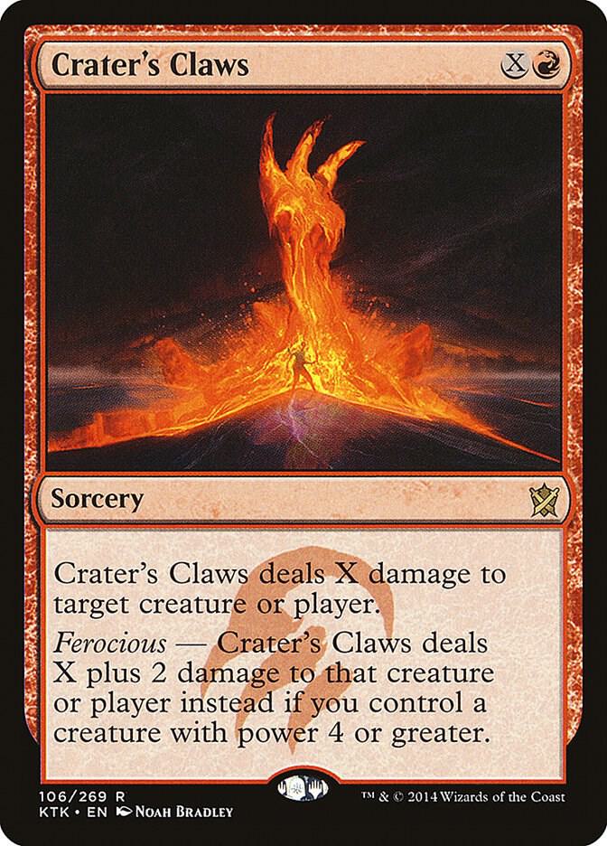 Crater's Claws [Khans of Tarkir] 106