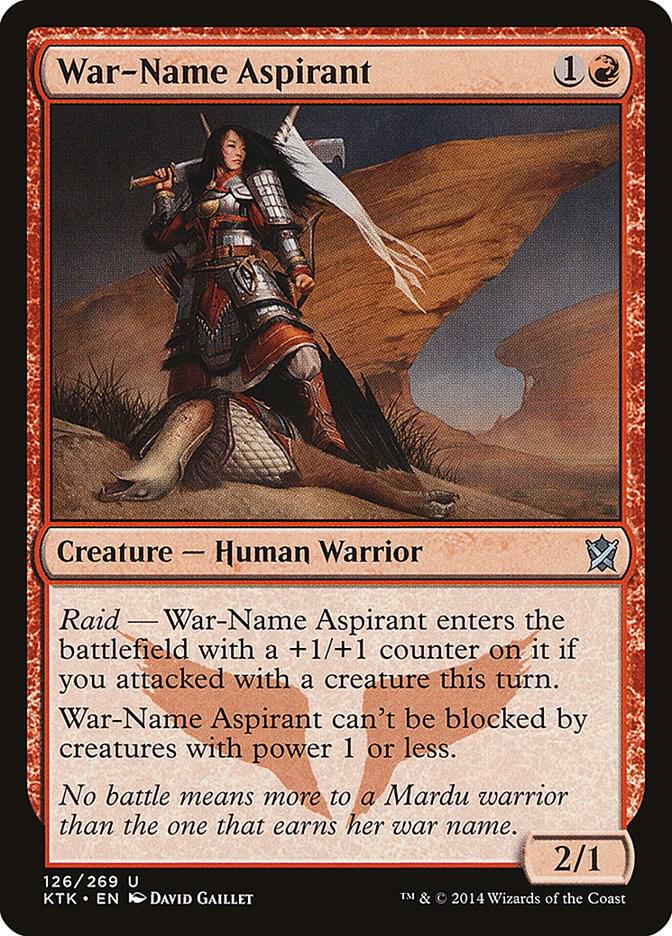War-Name Aspirant [Khans of Tarkir] 126