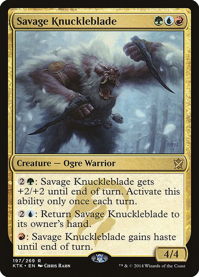 Savage Knuckleblade [Khans of Tarkir] 197