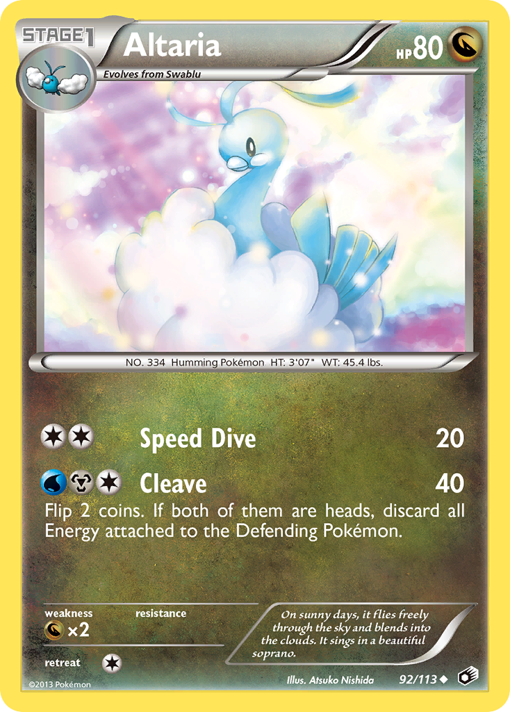 Altaria - 92/113 Legendary Treasures