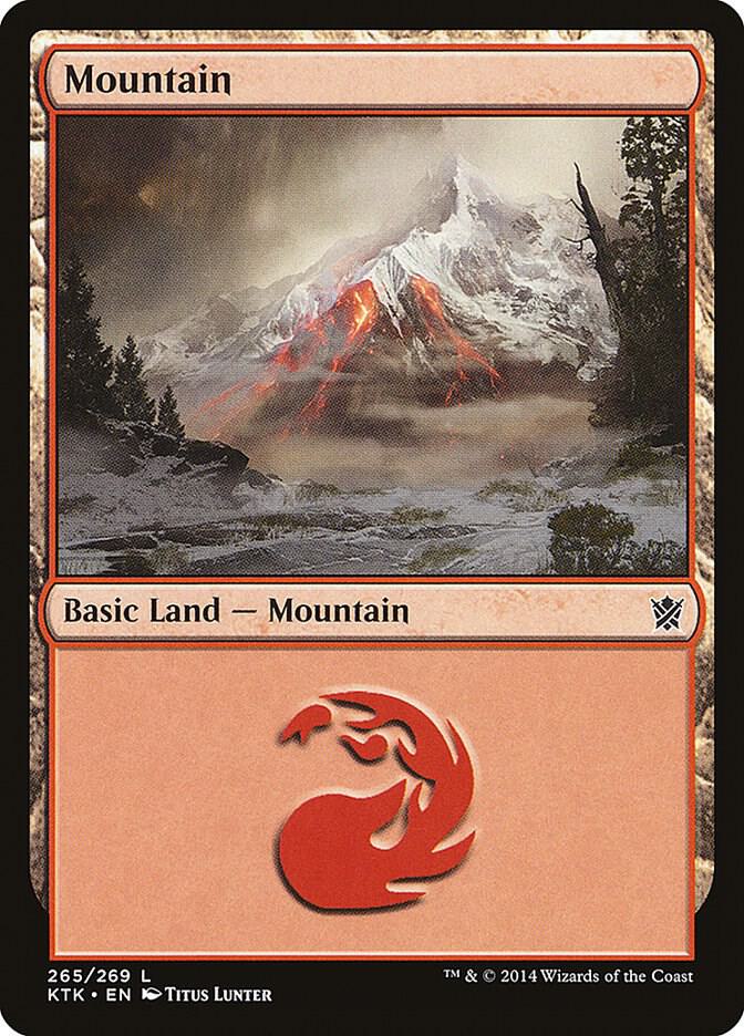 Mountain (265) [Khans of Tarkir] 265