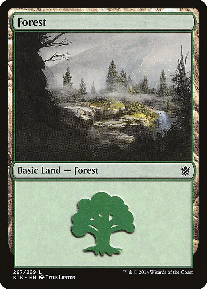 Forest (267) [Khans of Tarkir] 267