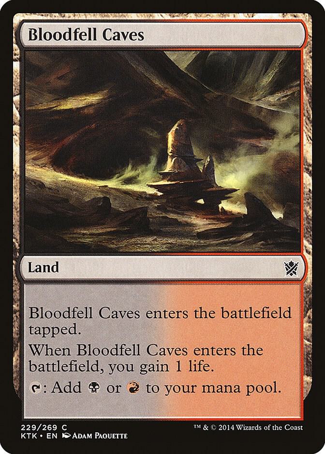Bloodfell Caves [Khans of Tarkir] 229