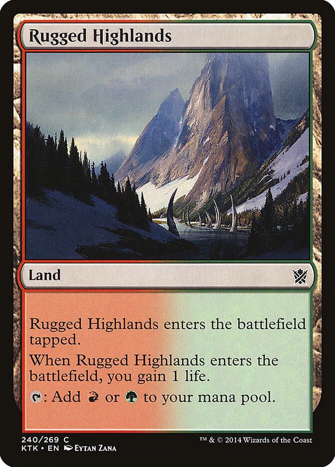 Rugged Highlands [Khans of Tarkir] 240
