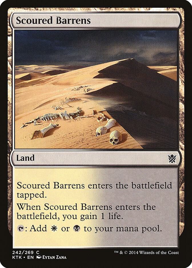 Scoured Barrens [Khans of Tarkir] 242