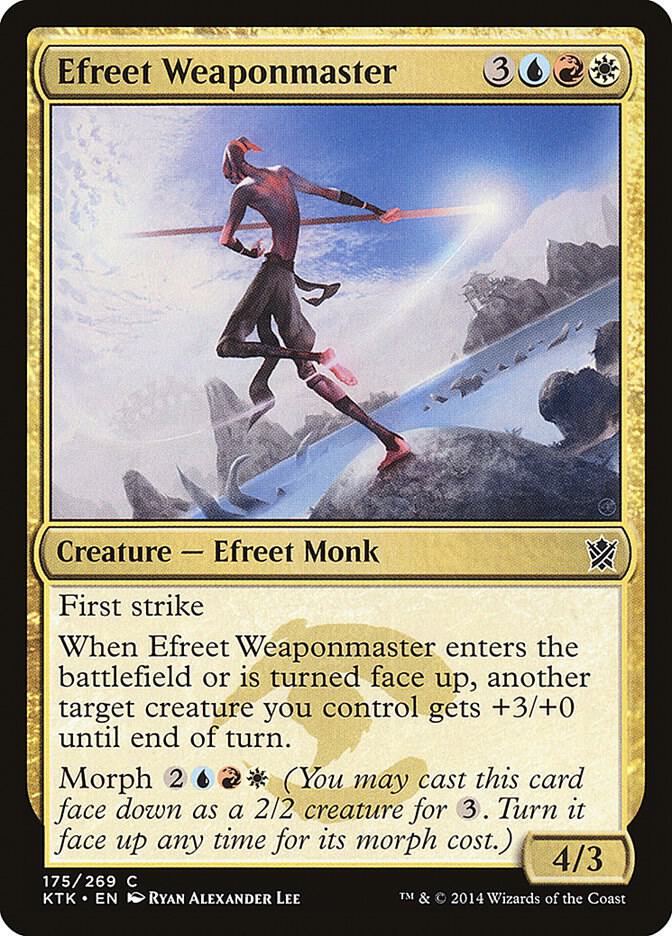 Efreet Weaponmaster [Khans of Tarkir] 175