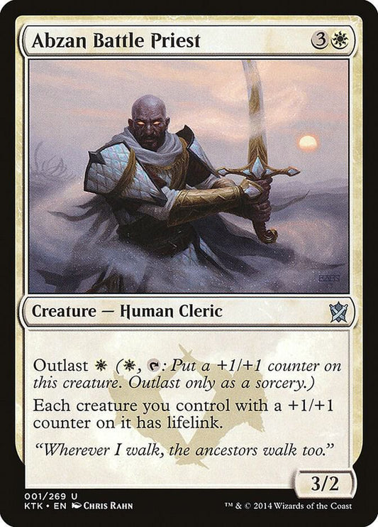 Abzan Battle Priest [Khans of Tarkir] 1