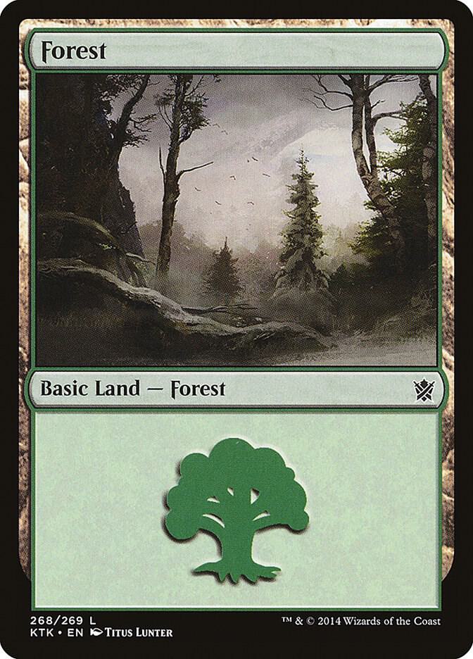 Forest (268) [Khans of Tarkir] 268