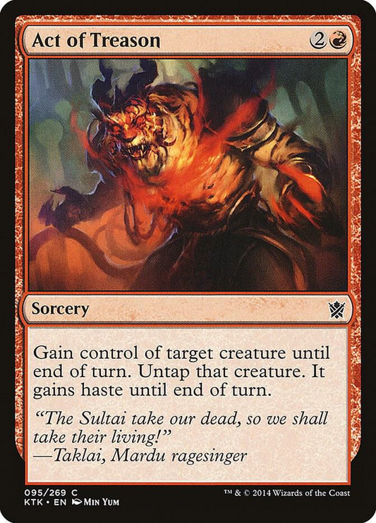 Act of Treason [Khans of Tarkir] 95