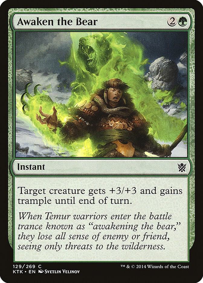 Awaken the Bear [Khans of Tarkir] 129