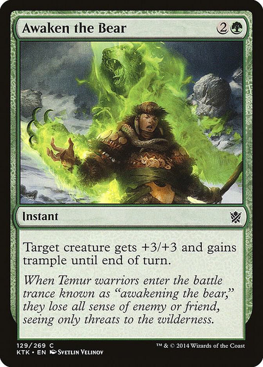 Awaken the Bear [Khans of Tarkir] 129