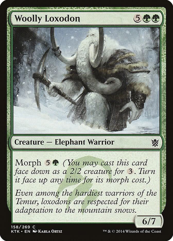 Woolly Loxodon [Khans of Tarkir] 158