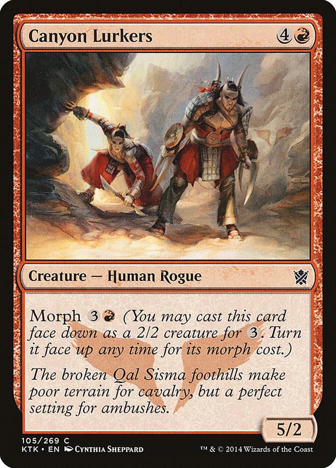 Canyon Lurkers [Khans of Tarkir] 105