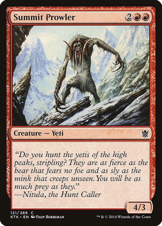 Summit Prowler [Khans of Tarkir] 121