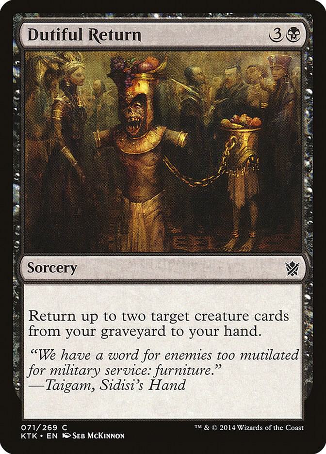 Dutiful Return [Khans of Tarkir] 71