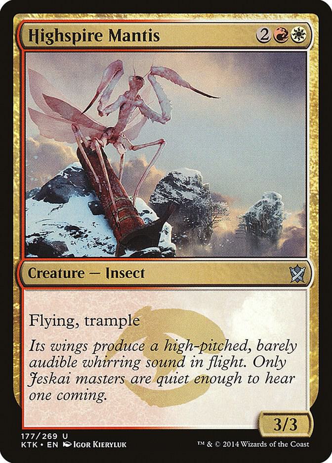 Highspire Mantis [Khans of Tarkir] 177