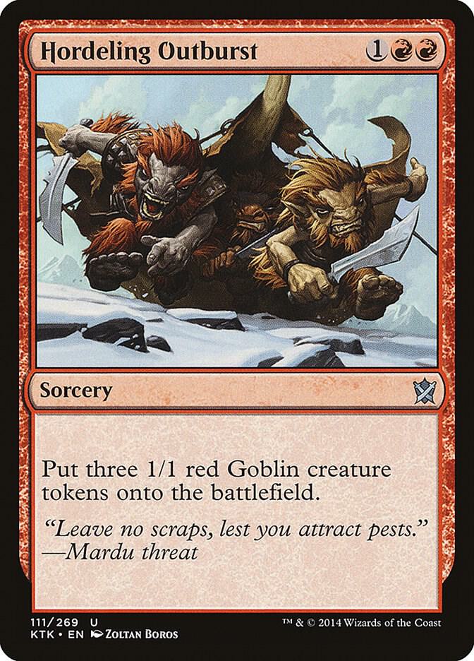 Hordeling Outburst [Khans of Tarkir] 111