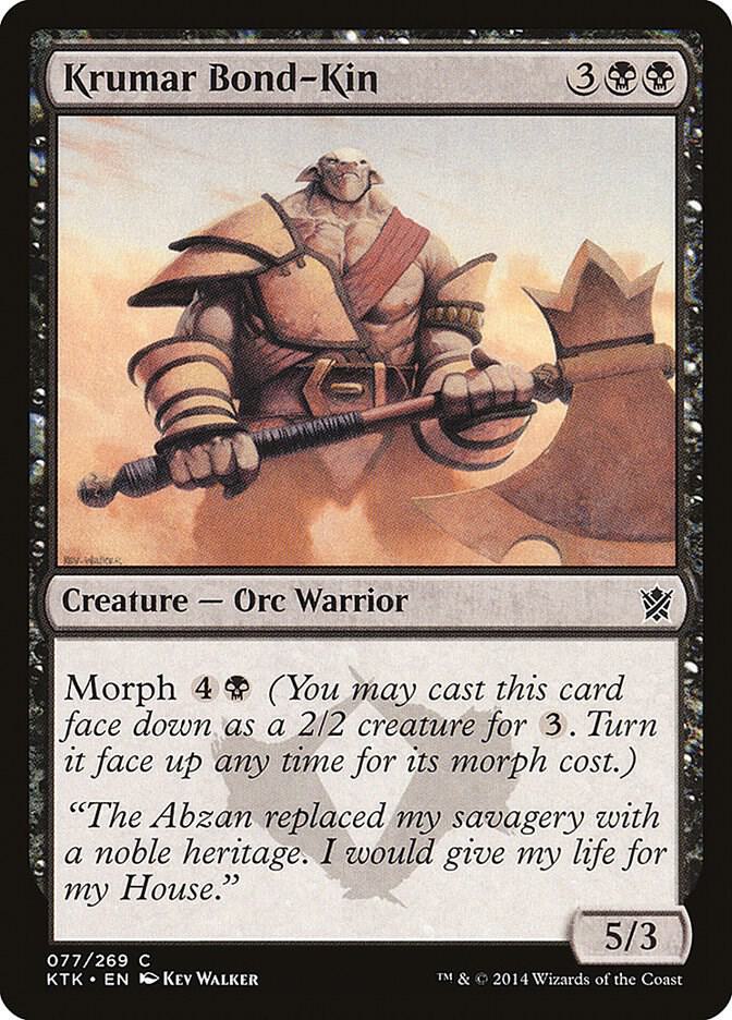 Krumar Bond-Kin [Khans of Tarkir] 77