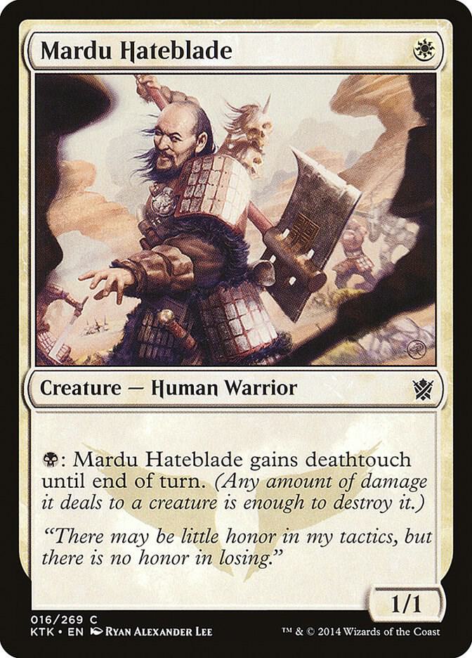 Mardu Hateblade [Khans of Tarkir] 16