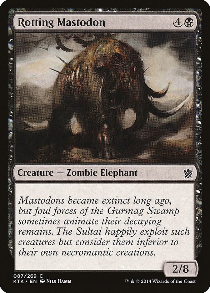 Rotting Mastodon [Khans of Tarkir] 87