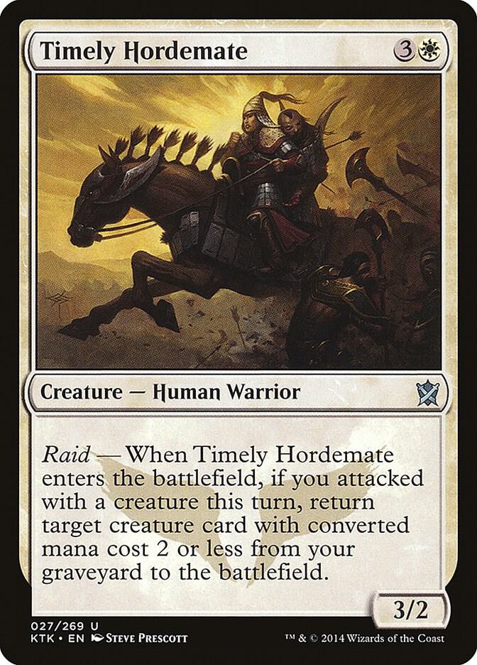Timely Hordemate [Khans of Tarkir] 27
