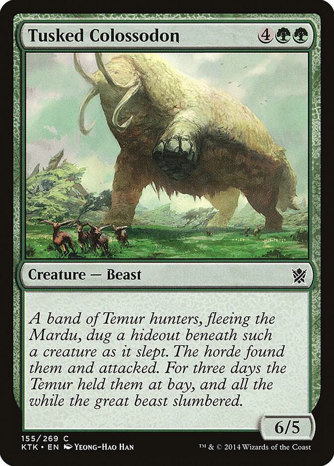 Tusked Colossodon [Khans of Tarkir] 155