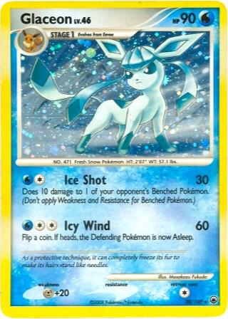 Glaceon - 20/100 (DP Majestic Dawn) [Deck Exclusives] 020/100
