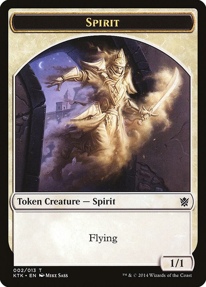 Spirit Token [Khans of Tarkir] 2