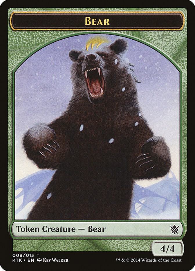 Bear Token [Khans of Tarkir] 8
