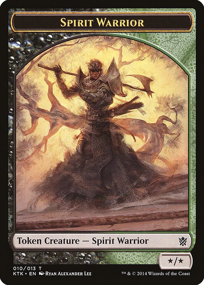 Spirit Warrior Token [Khans of Tarkir] 10