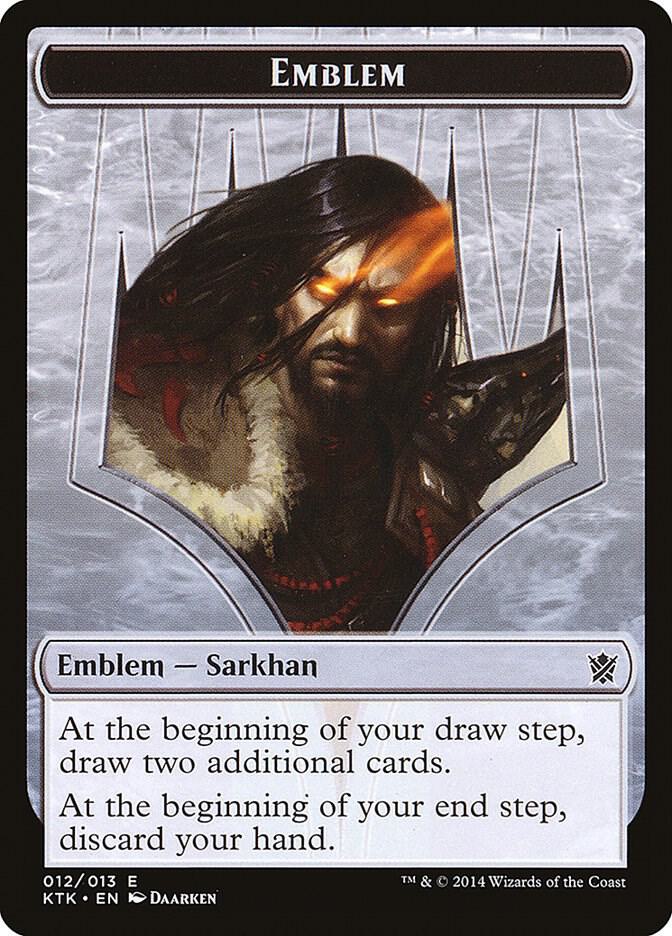 Emblem - Sarkhan, the Dragonspeaker [Khans of Tarkir] 12