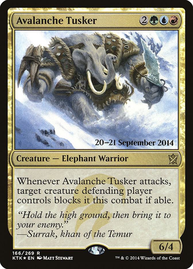 Avalanche Tusker [Prerelease Cards] 166