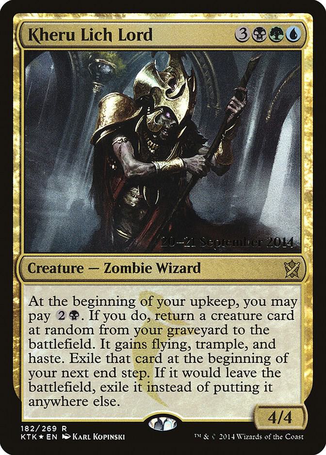 Kheru Lich Lord [Prerelease Cards] 182