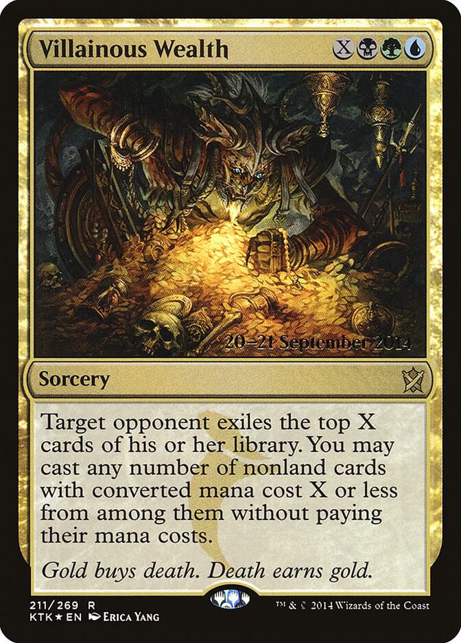 Villainous Wealth [Prerelease Cards] 211