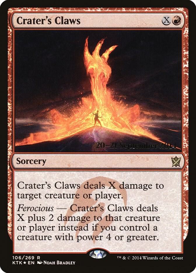 Crater's Claws [Prerelease Cards] 106