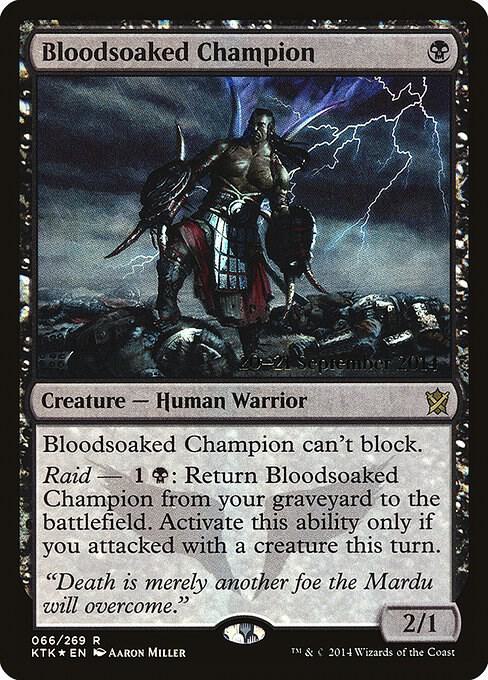 Bloodsoaked Champion [Prerelease Cards] 66