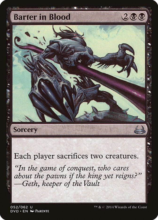 Barter in Blood [Duel Decks: Anthology] 52