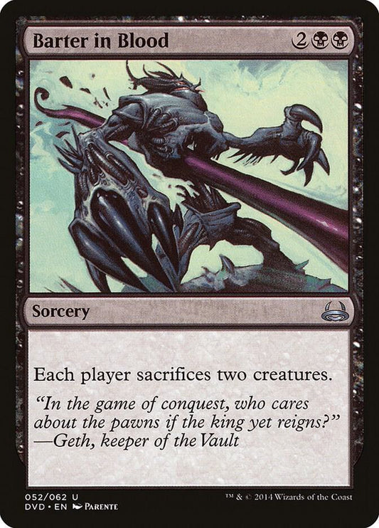 Barter in Blood [Duel Decks: Anthology] 52