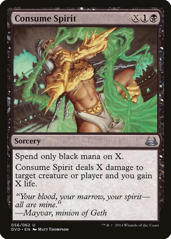 Consume Spirit [Duel Decks: Anthology] 56